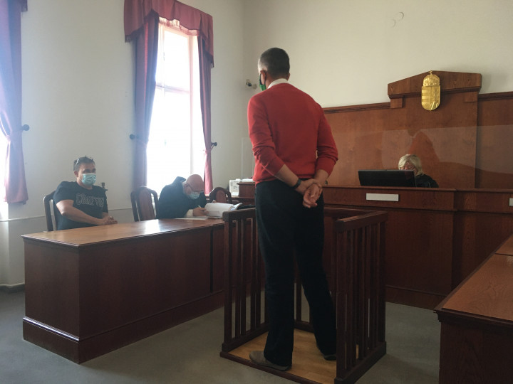 Szakértőt hallgat meg a Zalaegerszegi Törvényszék az ítélethirdetés előtt.Fotó: Janecskó Kata / Telex