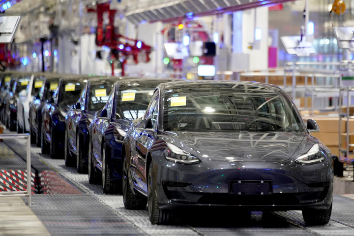 A Tesla sanghaji gyára 2020. január 7-én.Fotós: Aly Song/Reuters