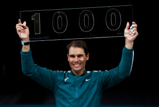 Ezredik teniszmeccsét nyerte Rafael Nadal