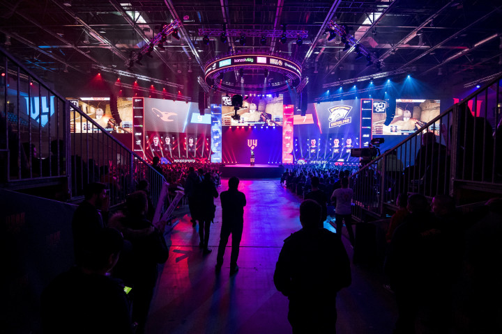 A CS:GO döntője a V4 Future Sports E-sport fesztiválon a BOK Sportcsarnokban 2018. március 25-én – Fotó: Mónus Márton / MTI