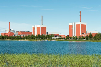 Megnövekedett sugárzás miatt leállítottak egy finn atomerőművet