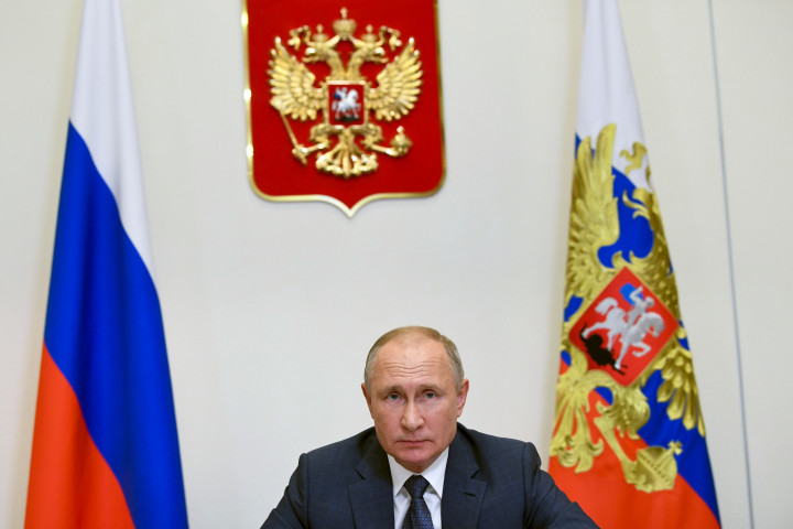 Vlagyimir Putyin orosz elnök egy december 2-i videókonferencián. Fotó: MTI/Szputnyik/AP/Alekszej Nyikolszkij