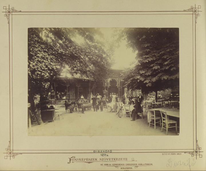 A vendéglő 1876 körül – Fotó: Klösz György / Budapest Főváros Levéltára / Fortepan