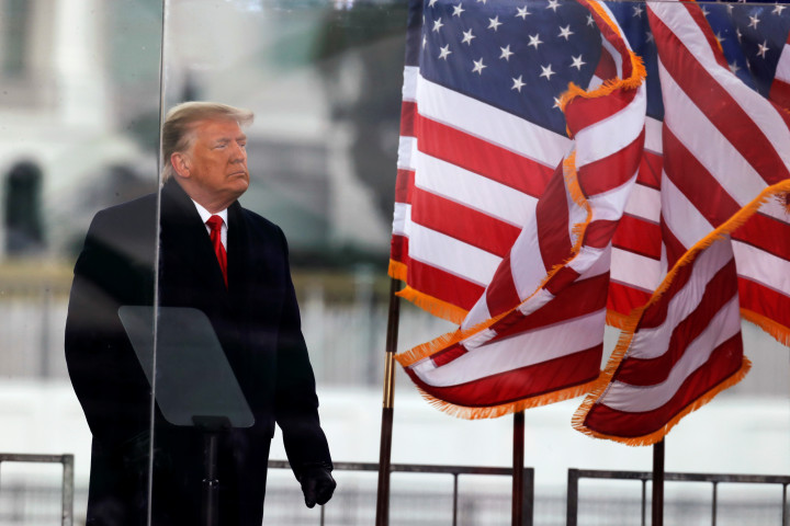 Donald Trump Washingtonban 2021. január 6-án – Fotó: Jim Bourg / Reuters