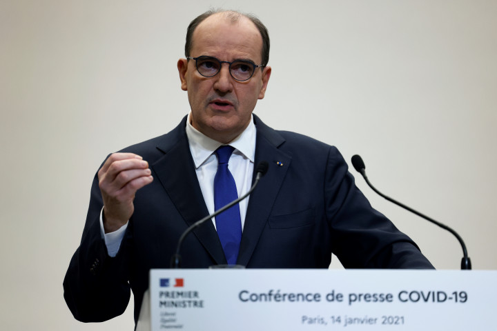 Jean Castex francia miniszterelnök 2021. január 14-én, Párizsban – Fotó: Thomas COEX / POOL / AFP