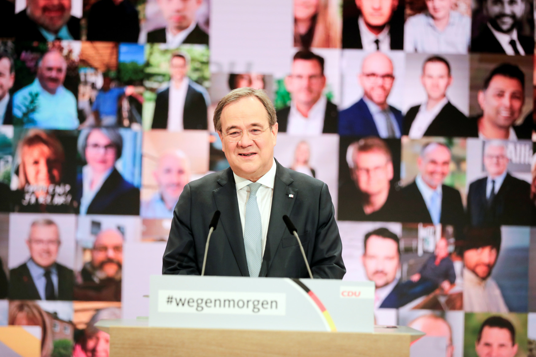 Armin Laschetet választották Merkel pártjának új elnökévé