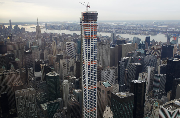 Az épülő felhőkarcoló 2014-ben – Fotó: Gary Hershorn / Corbis via Getty Images