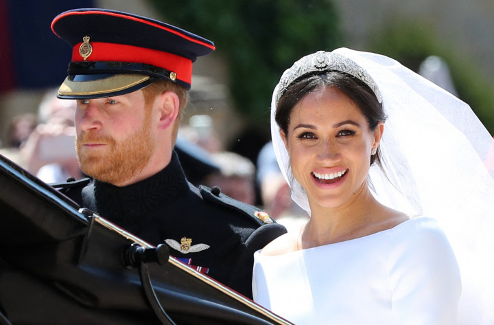 Harry és Meghan az esküvőn, 2018-ban – Fotó: AFP/Gareth Fuller