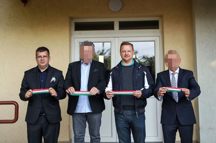 On the left side of the picture is Miklós Seszták, the parliamentary representative of the region in the KDNP, and the second next to him is Ruszlan Rahimkulov – Source: Fényeslitke Municipality