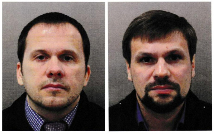 „Alexander Petrov” és „Ruslan Bosirov”, a két orosz GRU-ügynök a londoni Metropolitan Police képén. Forrás: Reuters