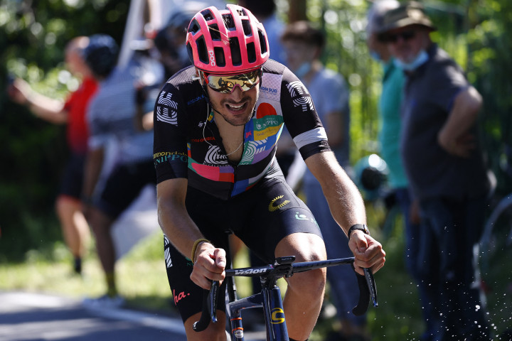 Alberto Bettiol a Giro d'Italia 18. szakaszán – Fotó: Luca Bettini / AFP