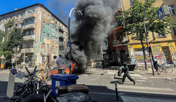 A Rigaer Straße 2021. június 16-án, Berlinben – Fotó: Hannibal Hanschke / Reuters