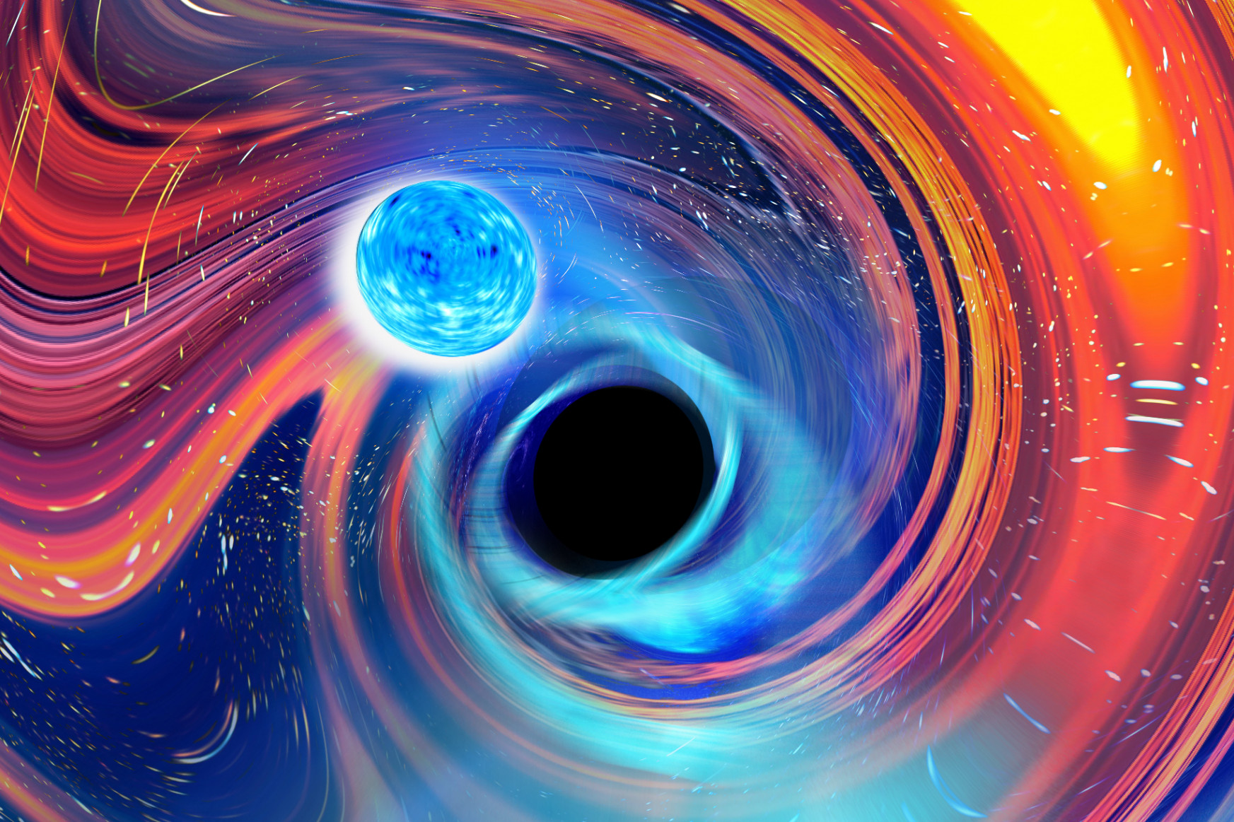Először fogtak neutroncsillag és fekete lyuk ütközéséből származó gravitációs hullámokat