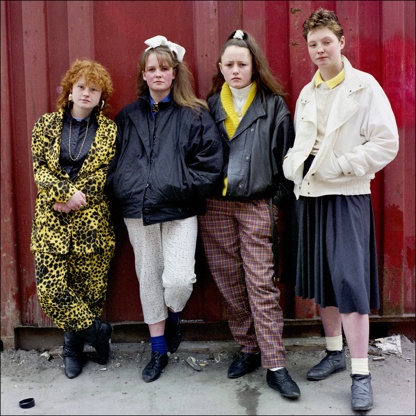 Joanne Davis, Ann Marie Shamrock, Kelly Foster and Lisa Wilcox, Vauxhall 1987 – Fotó: Rob Bremner