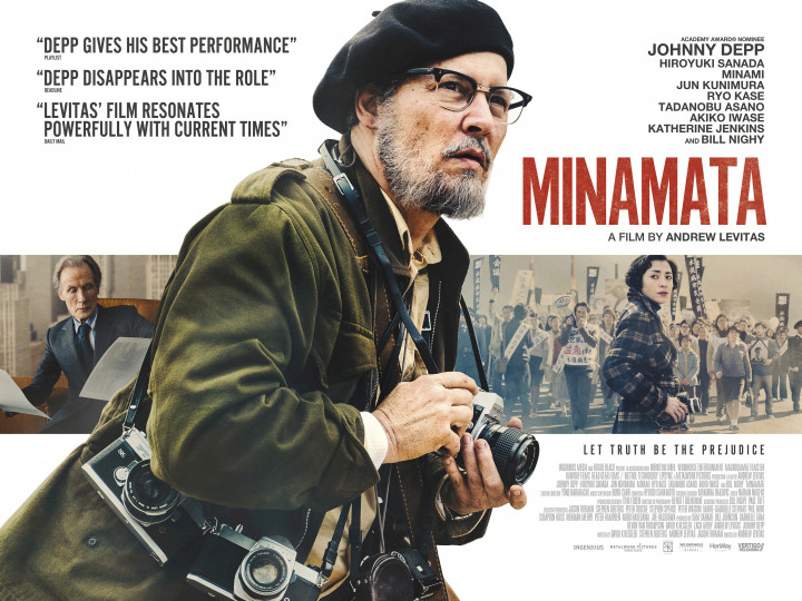 A Minamata film plakátja – Forrás: Metalwork Pictures – Head Gear F / Collection ChristopheL / AFP
