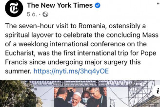 A New York Times is beleesett a jó öreg Budapest/Bukarest csapdába a pápalátogatás után