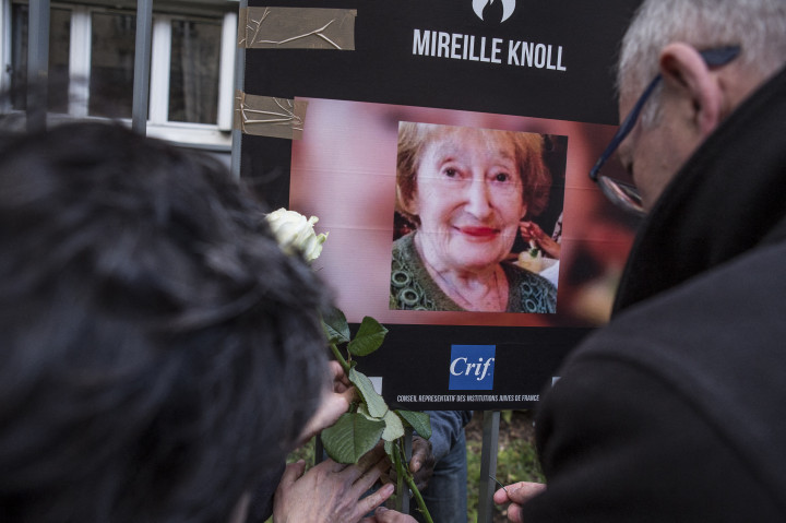 Mireille Knoll halála után a gyász az erősödő antiszemitizmus elleni tiltakozássá nőtt 2018-ban – Fotó: Yann Castanier / Hans Lucas / AFP