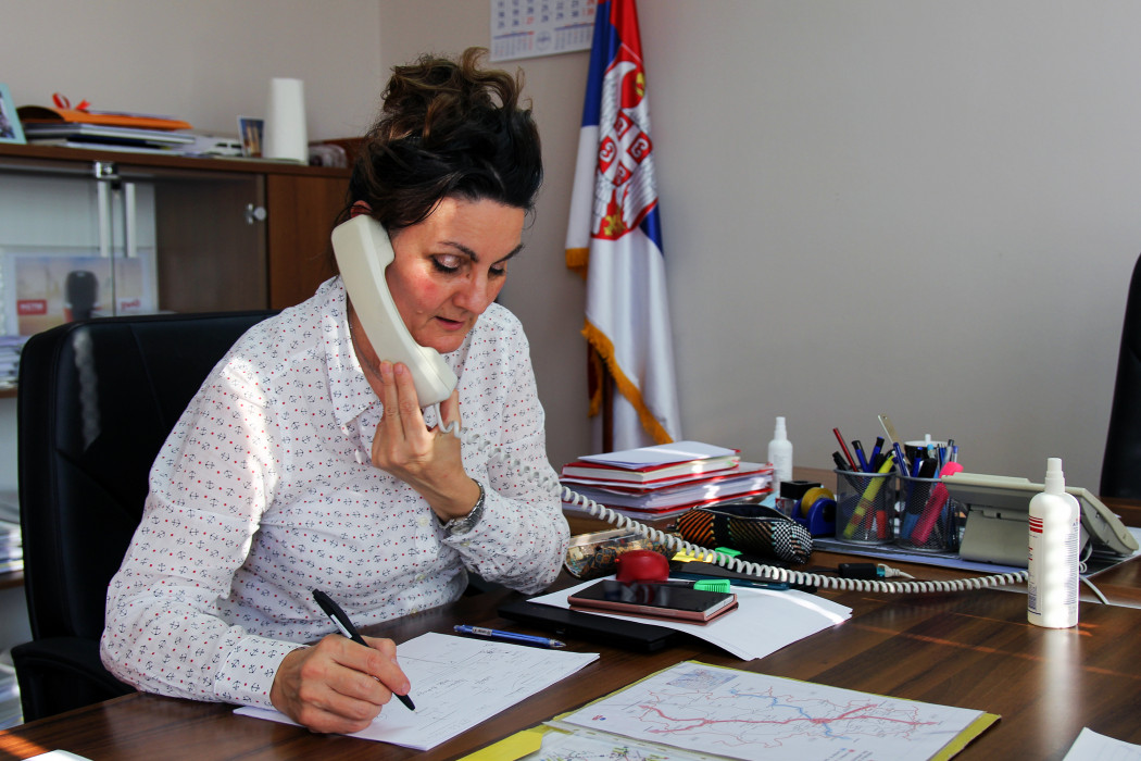 Anita Dimoszki, vasútért felelős szerb miniszterhelyettes – Fotó: Kálmán Attila / Investigate Europe