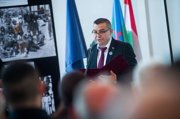 Agócs János, az Országos Roma Önkormányzat elnöke 2020. augusztus 2-án – Fotó: Balogh Zoltán / MTI