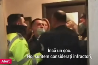 Egy vírustagadó román politikus férje megharapta az olasz köztévé riporterét, a maszkot pedig letépte róla