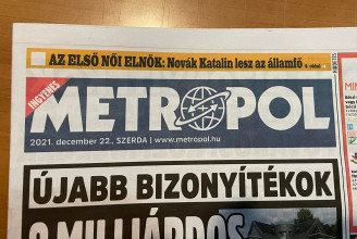 A Metropol címlapja szerint Novák Katalin lesz a köztársasági elnök, mintha ehhez nem is lenne szükség szavazásra