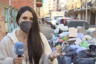 Szeméthegyek borítják egy katalán város utcáit a hulladékszállítók sztrájkja miatt