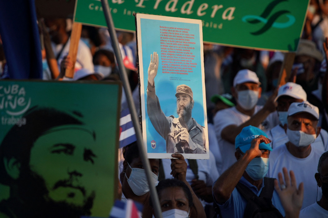 Három év után ismét felvonulhattak Havannában – Fotó: Alexandre Meneghini / Reuters